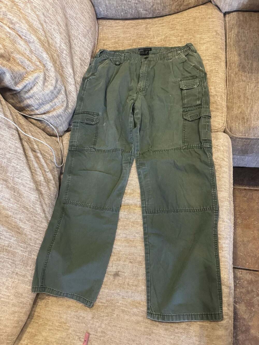 5.11 Tactical Series Green Cargo Pants Men's US 38/34